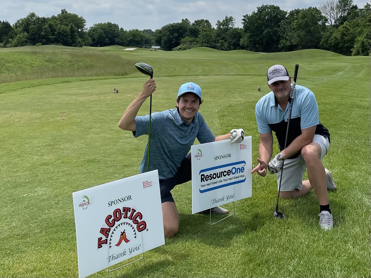 Great day yesterday supporting the <a href="/KSRestaurant/">KS Restaurant</a> and Hospitality Association at the PAC Classic golf tourney out at <a href="/sycamoreridgekc/">Sycamore Ridge Golf</a>!