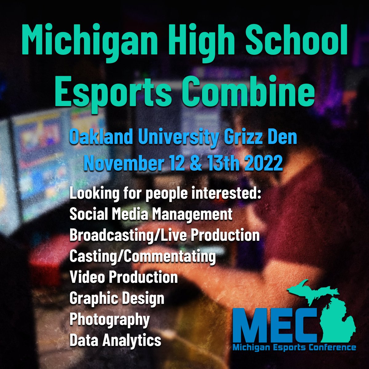Michigan Esports Conference tweet media