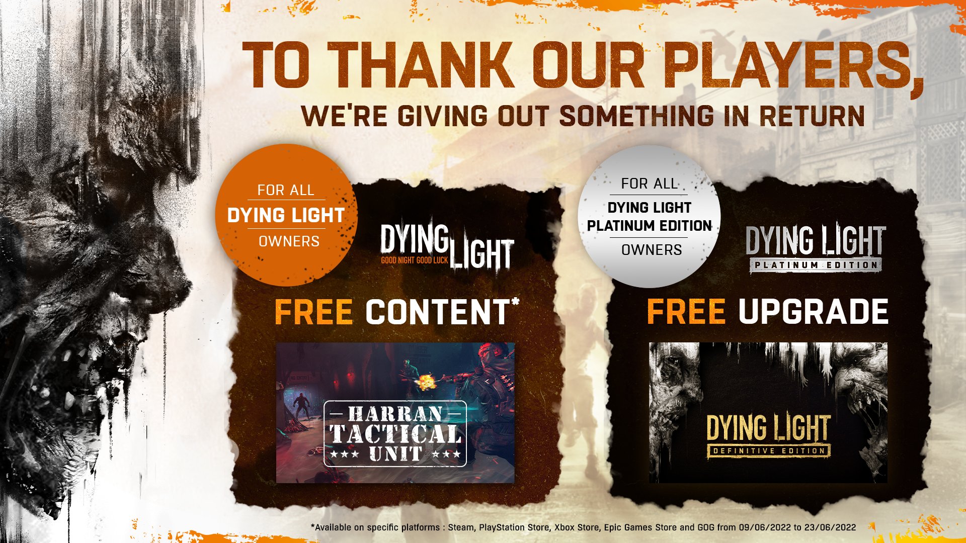 Dying Light Enhanced Edition Free to All Owners + Huge Content