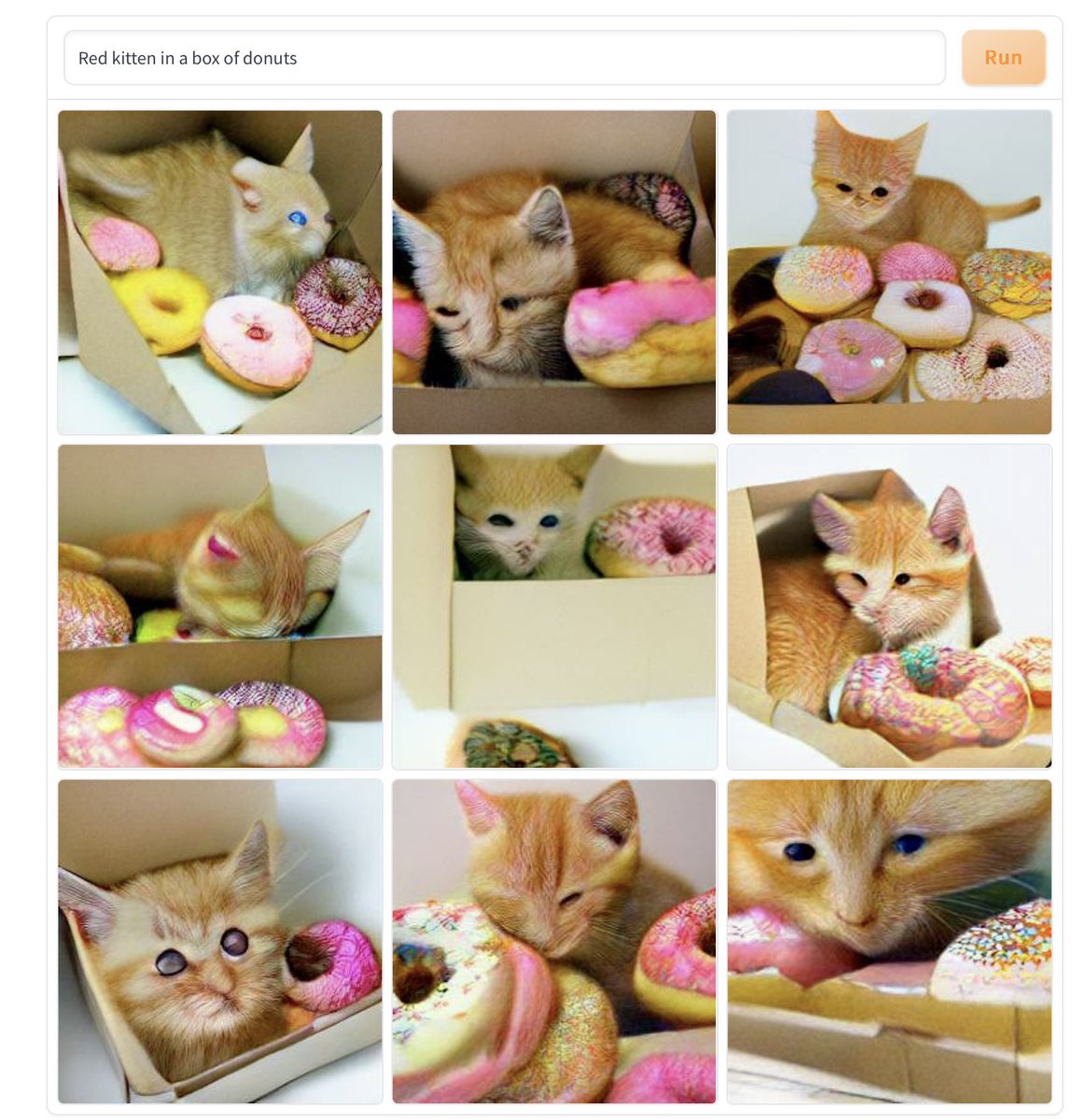 KaraOhki's tweet photo. #dallemini #kittens #donutbox https://t.co/ek6BxavtDv