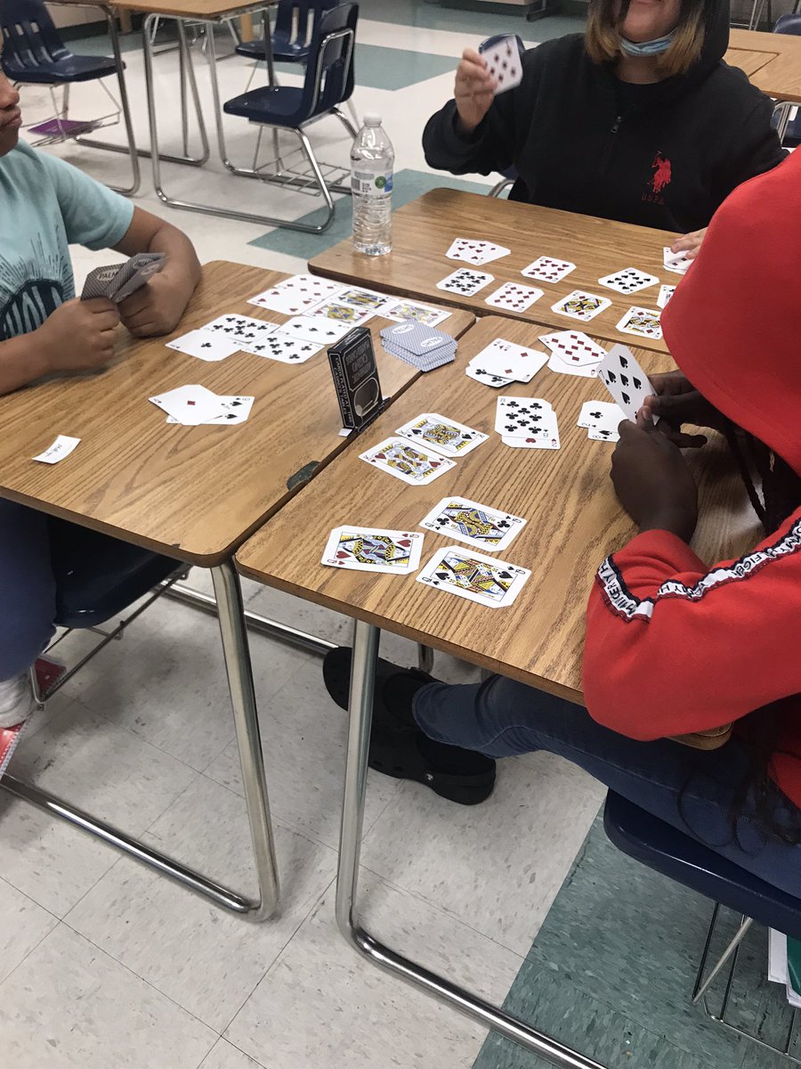 ladonnaschwab's tweet photo. Bush 6th grade students practicing numerical fluency playing Go Fish 10. #CFBISD #BBMS #WeAreCFBMath @garveyt1 @madisonbottoms https://t.co/hkwgHoT1Ta