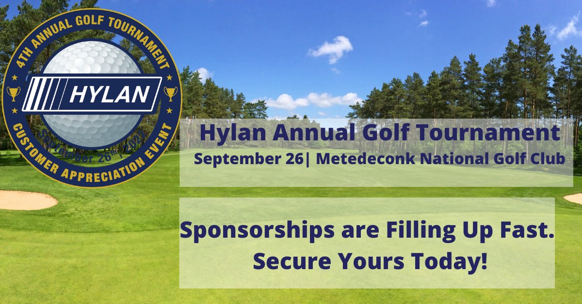 TheHylanGroup's tweet photo. You won't want to miss out on Hylan's 4th Annual #GolfTournament this September 26th. We have an amazing agenda for the day, with some new surprises in store for this year! Sponsorships are filling up fast - reserve yours today! https://t.co/jUe0zm8Ifb https://t.co/SlapyBGtqO