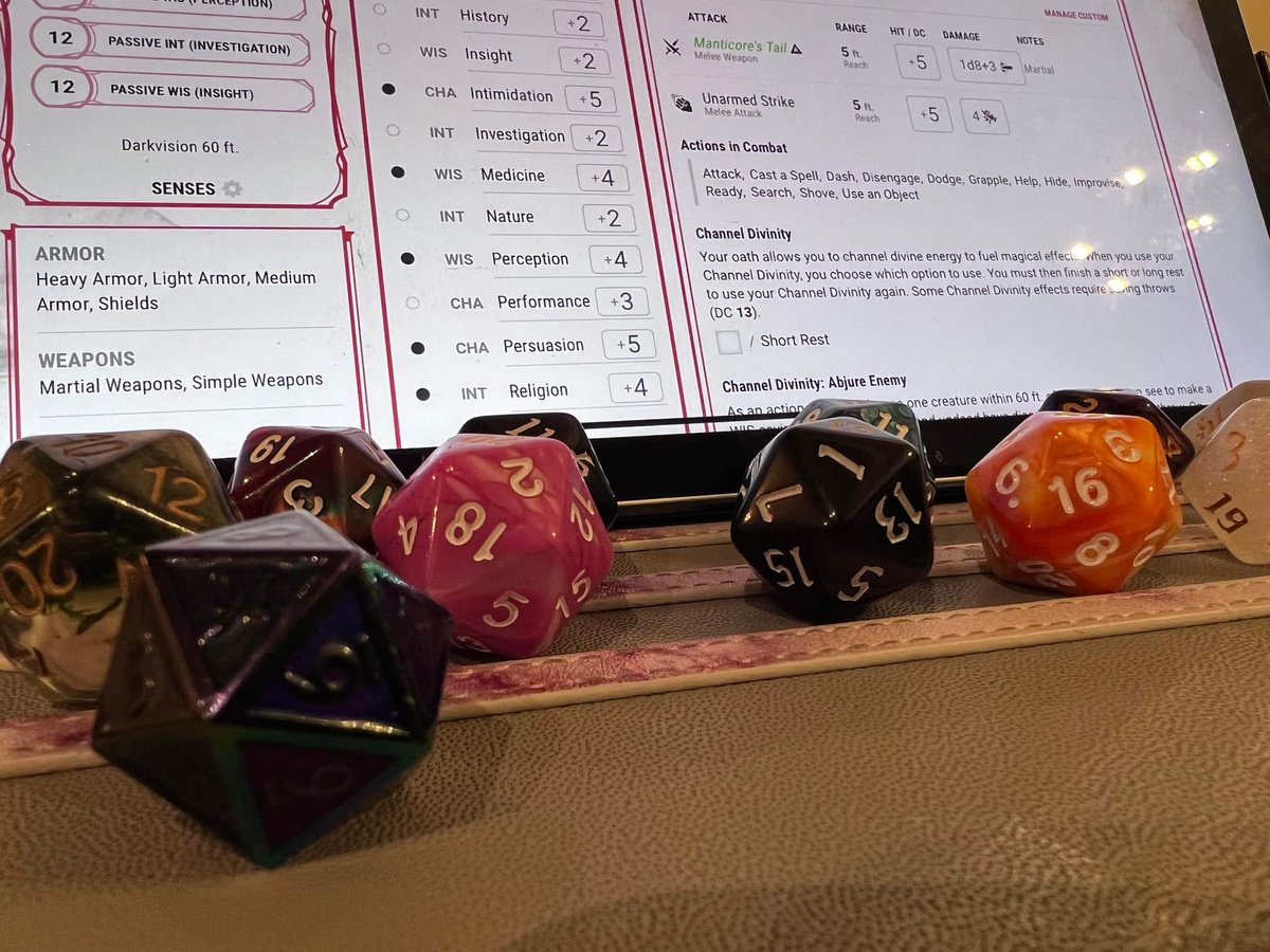 TabletopRebels's tweet photo. 6 days and counting, all hands on deck here at Tabletop Rebels.  We can't wait for you to join our merry band as they descend to hell (and hopefully back again)... 15th of June when all Hell breaks loose. #dungeonsanddragons #DnD #dnd5e #podcast #wizardsofthecoast #TTRPGs https://t.co/tmzOQcD4Rb