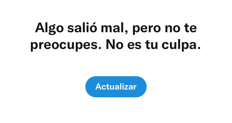 gracias twitter ya me sentía culpable