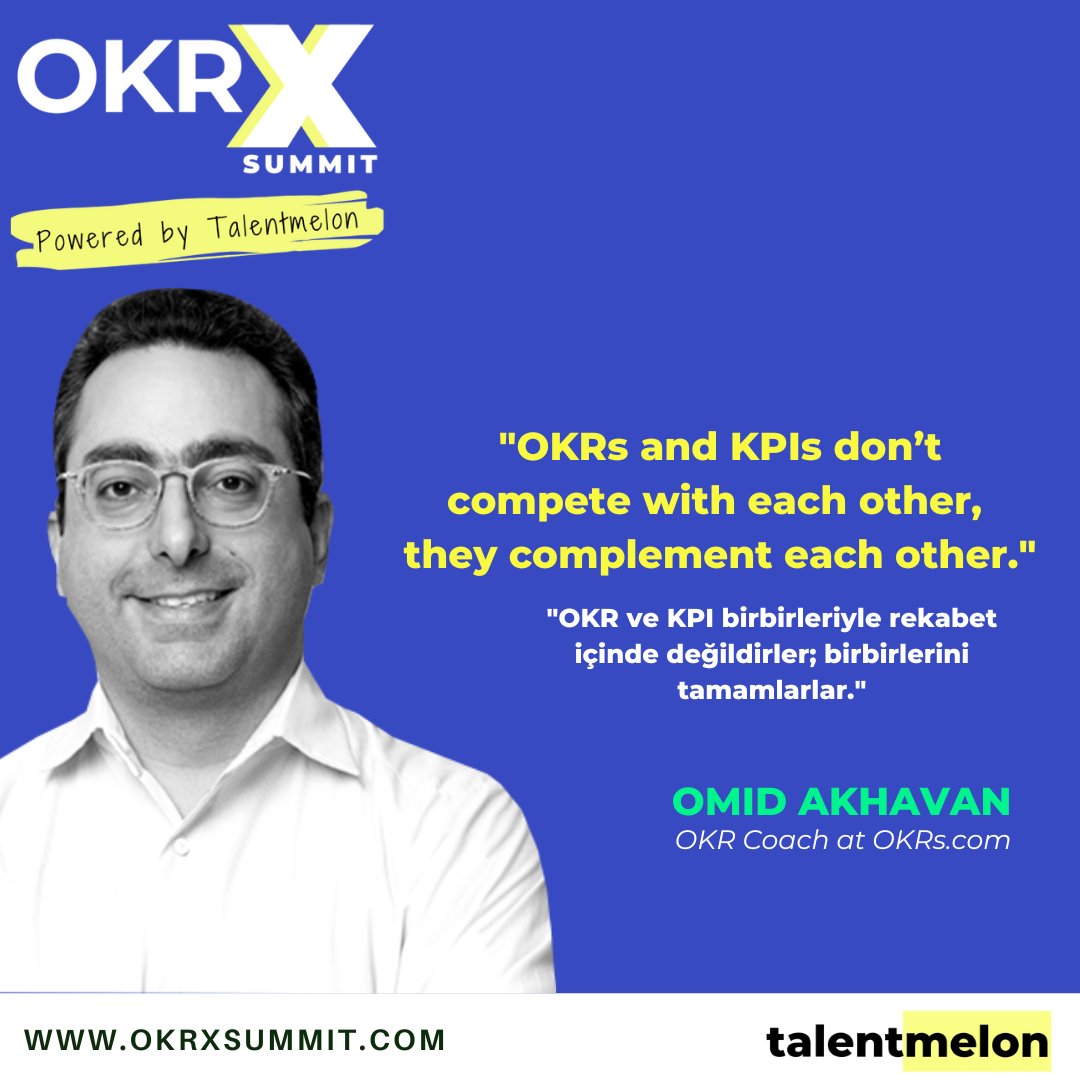 Omid Akhavan, one of our OKRX Summit 2022 speakers, was with us to talk about OKRs and KPIs differences in detail🚀