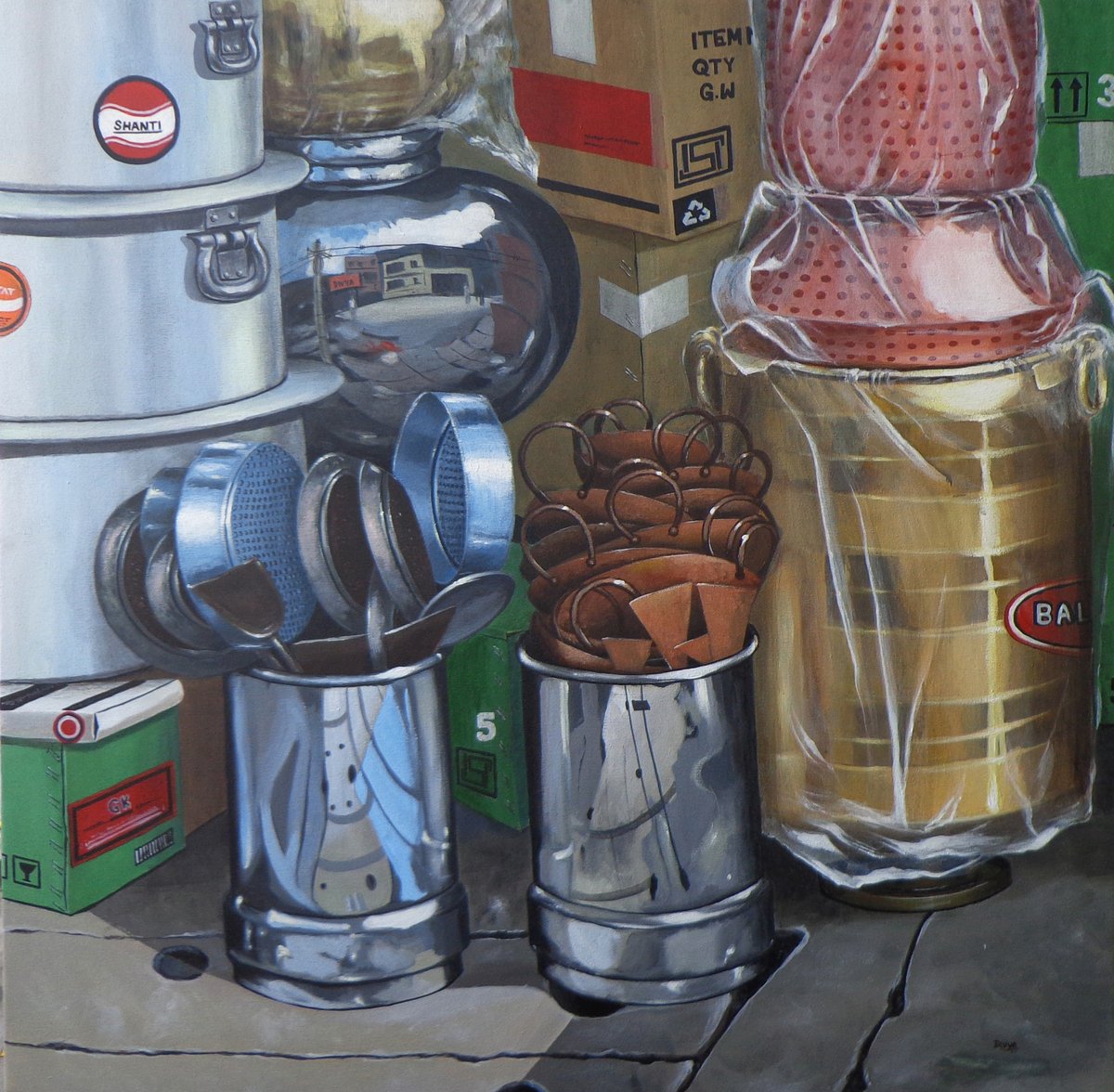 rtistiq_art's tweet photo. Divya Chinni's artworks are derived from her observations and experiences in everyday life and objects around her. Know more about her and her practice: https://t.co/XQXKvgyaX0

#rtistiq ##artwork #painting #contemporaryart https://t.co/i7idEZP4YV