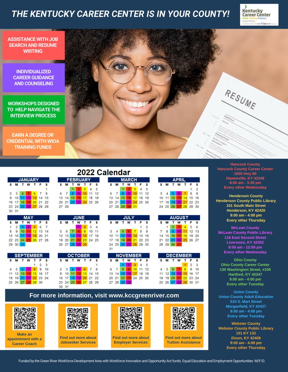 hendersonkyedc's tweet photo. 🛠️TODAY - JUNE 9th ✏️
The Kentucky Career Center is at the Henderson County Public Library TODAY from 9am-4pm! Take advantage of this opportunity before our JOB FAIR next week!

What they can help with:
✔️ job search
✔️resume writing
✔️career counseling
✔️ interviews https://t.co/zh8ALozX29