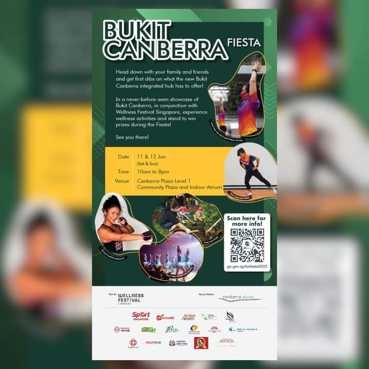 🏬𝐁𝐮𝐤𝐢𝐭 𝐂𝐚𝐧𝐛𝐞𝐫𝐫𝐚 𝐅𝐢𝐞𝐬𝐭𝐚
Bukit Canberra Fiesta is happening on the 11-12 June, 10am to 8pm at Canberra Plaza! 🎉
2-days worth of exciting and fun programmes for YOU and your family/friends!
facebook.com/10646320766638…
t.me/bukitcanberra
#bukitcanberra
#bcfiesta