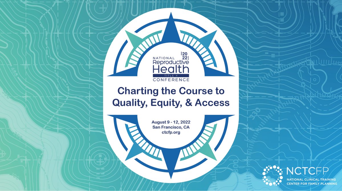 rh_ntc's tweet photo. Join @NCTCFP in San Francisco on August 9-12 for the 2022 National Reproductive Health Conference (#NRHC). Virtual attendance options are available too! Register by July 15 to get the early bird rate: https://t.co/lxBxTUwYIE https://t.co/gHWOs5hxmp