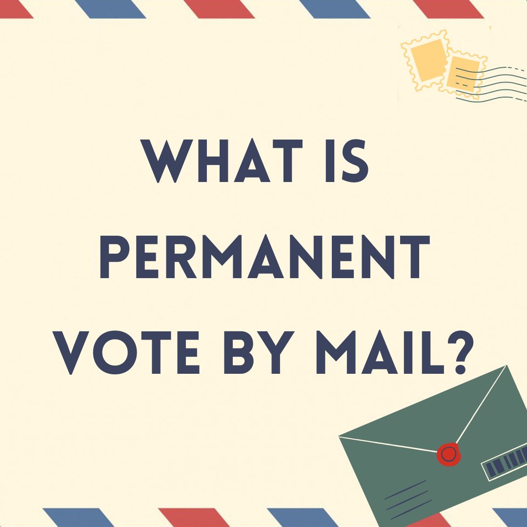 ballot_z's tweet photo. One of the biggest changes to Illinois election law this year is that voters can now opt to be on a “permanent vote by mail list,” where they are automatically sent an official ballot in the mail for each election 🗳️✉️ 
#twill https://t.co/LR3F4XC3V3