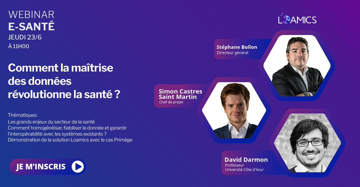 loamics's tweet photo. Comment la maîtrise des données révolutionne la santé ? 🏥

✅ Comment homogénéiser, fiabiliser la donnée et garantir l’interopérabilité avec les systèmes existants ?
✅ Démonstration de la solution Loamics avec le cas Primège
 
Lien d'inscription 👉 https://t.co/uGmpQQkw9R https://t.co/gRe24bUtkH