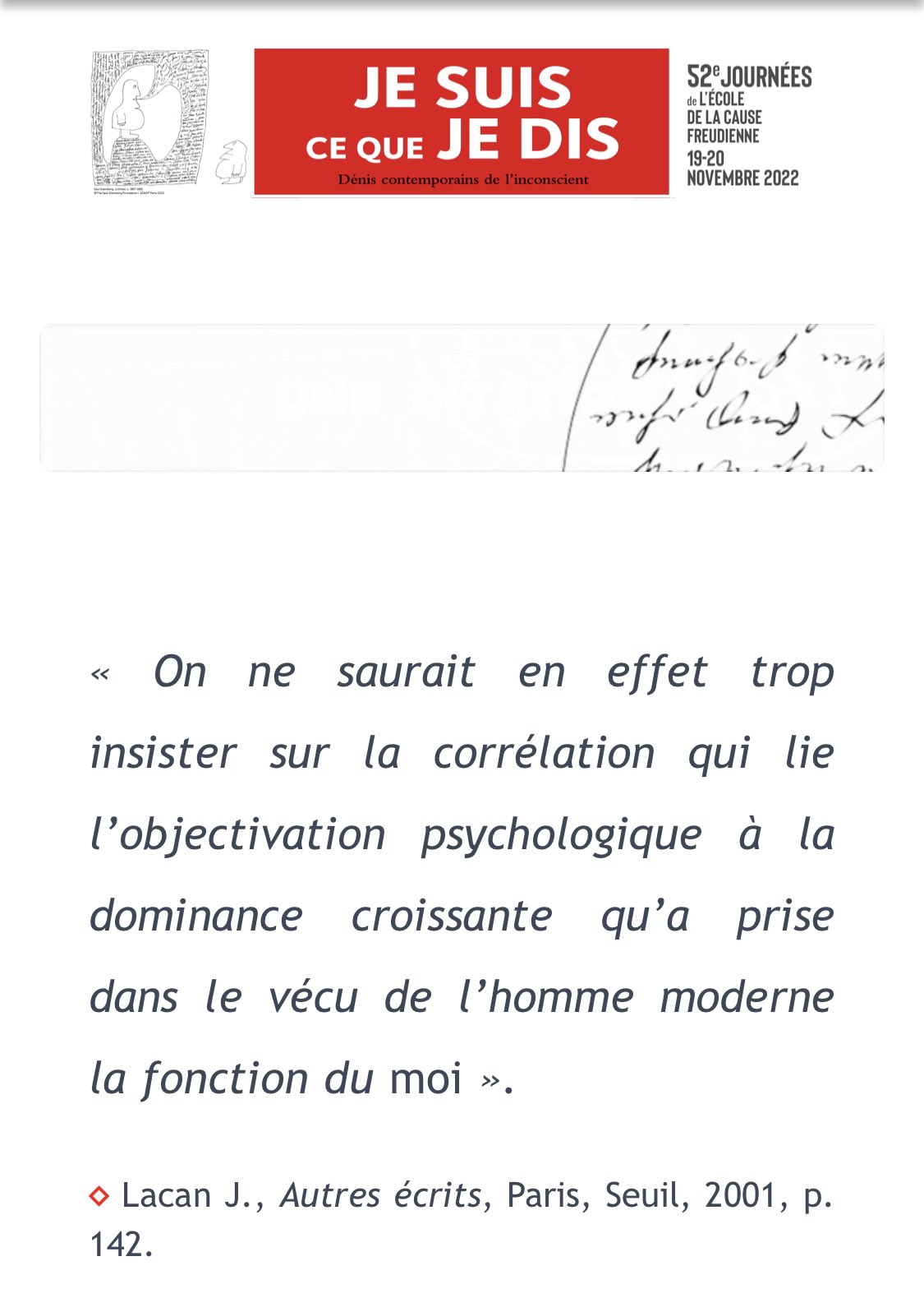 Acf En Corse Restonica J52 Je Suis Ce Que Je Dis Denis Contemporains De L Inconscient Citation Lacan Autresecrits Psychanalyse T Co Opozuev6tr Twitter Acf En Corse Restonica J52 Je Suis Ce Que Je Dis Denis Contemporains De L Inconscient Citation Lacan Autresecrits Psychanalyse T Co Opozuev6tr Twitter
