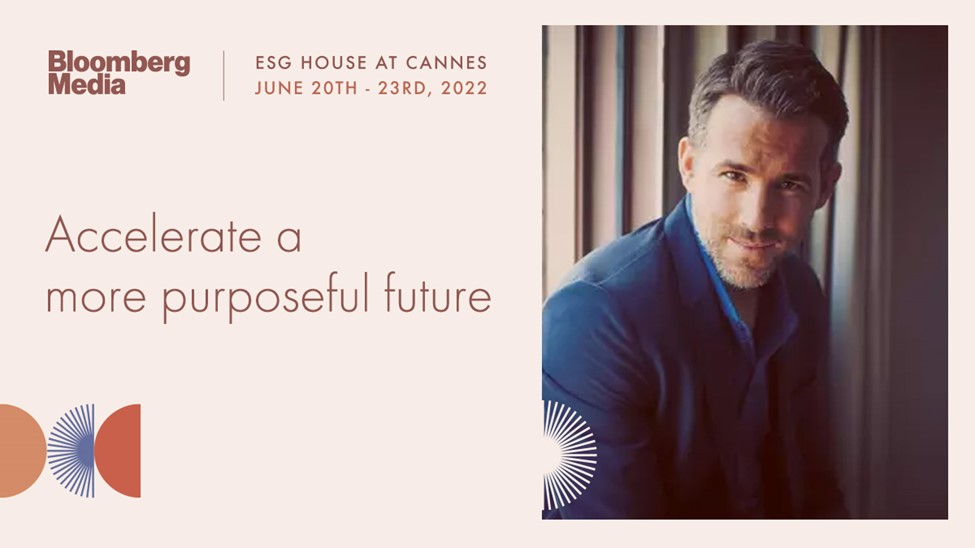 BBGMedia's tweet image. We're thrilled that MNTN Chief Creative Officer and @MaximumEffort Co-Founder @VancityReynolds with @style_district's @dionnadorsey, @DeloitteUS’s @janetfoutty and The @MartinAgency’s Danny Robinson will join Bloomberg Media ESG House at Cannes! 

trib.al/GWVPAqb