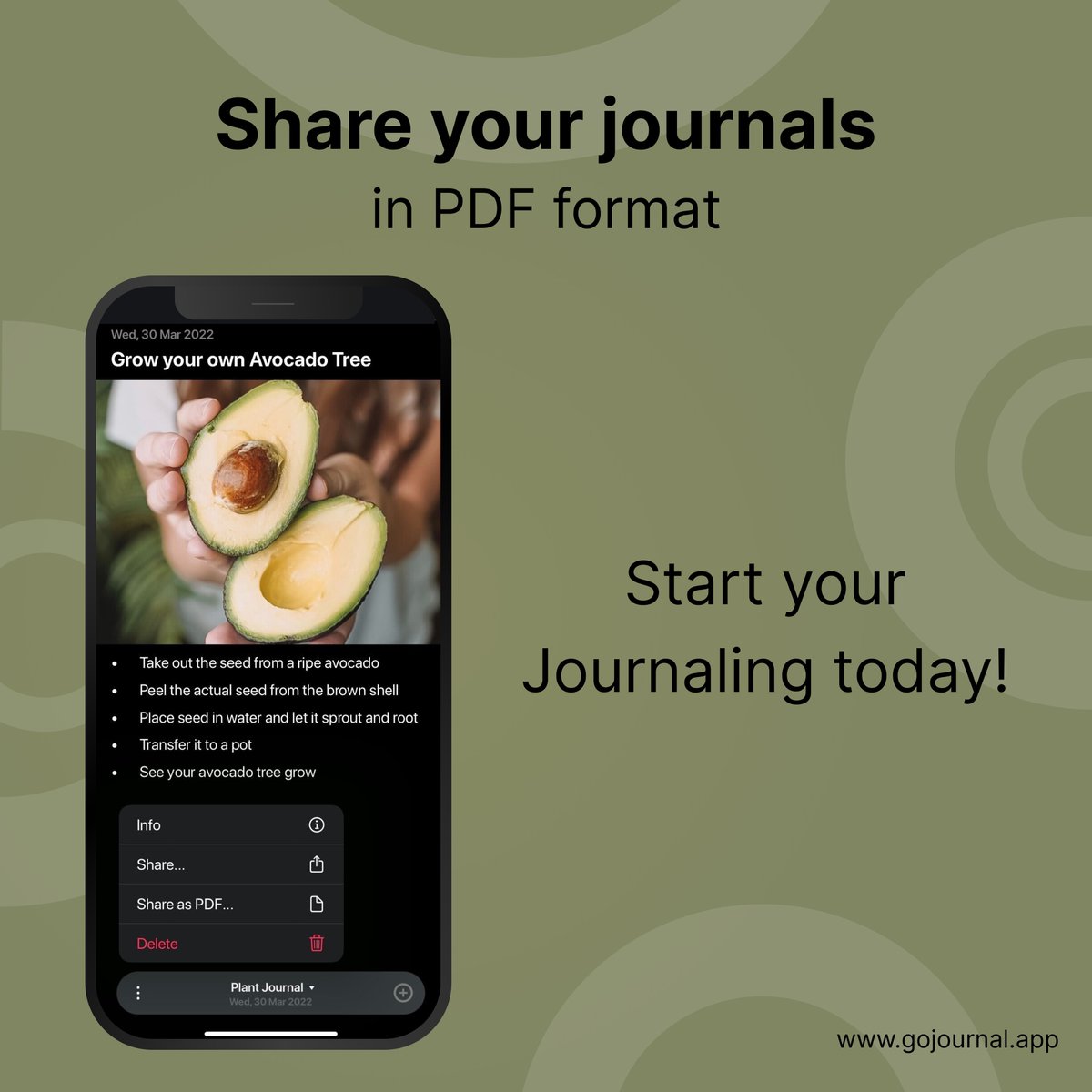 GoJournalApp tweet picture