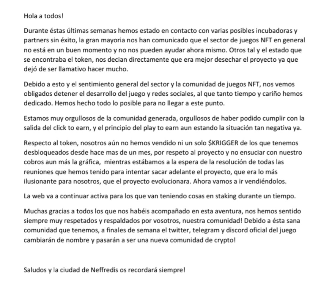 COMUNICADO IMPORTANTE!