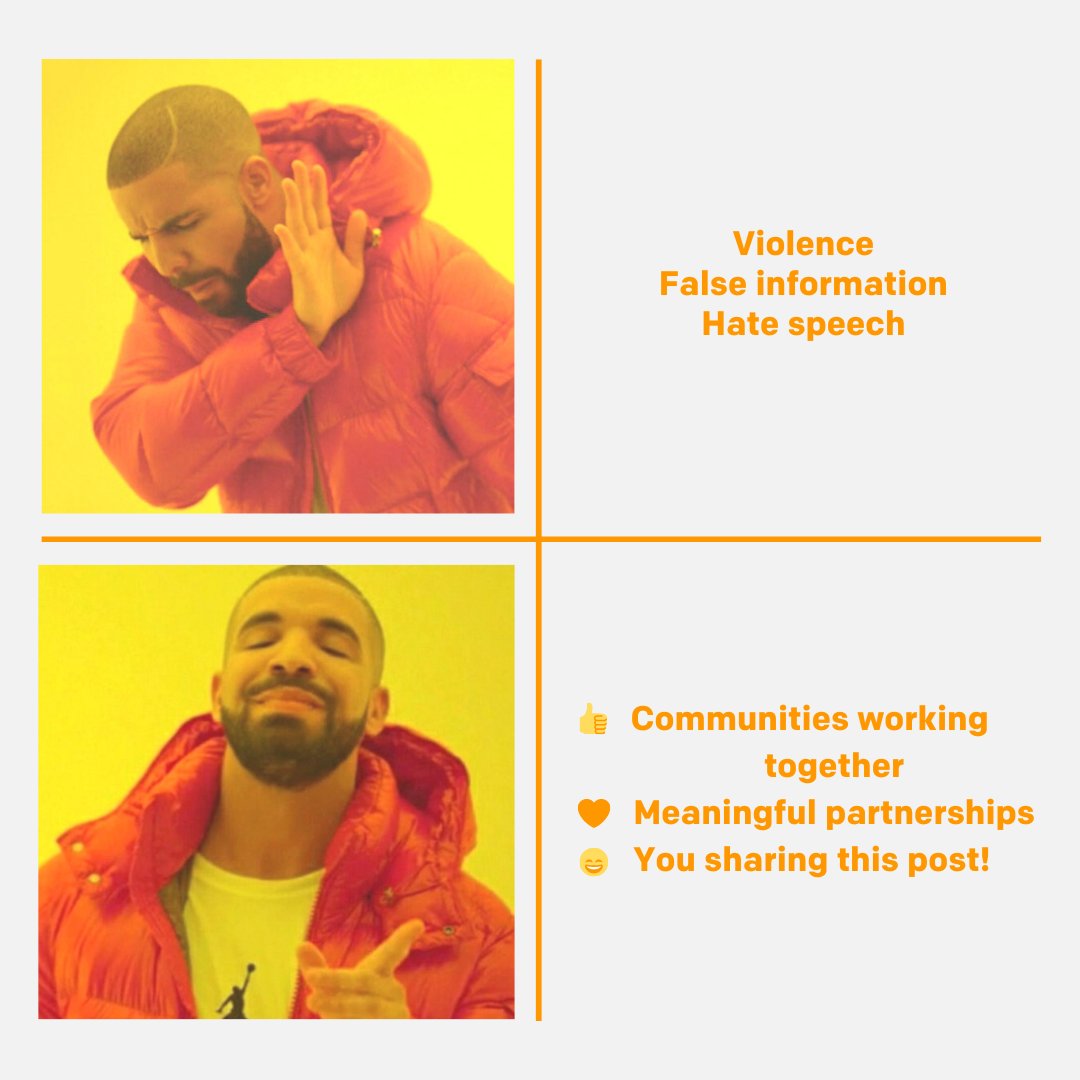 Do a social media detox the right way! 

Let’s filled our feed with meaningful conversations and stories. Start by being mindful of what to read, trust, and share. 

👍🏻❤️😆