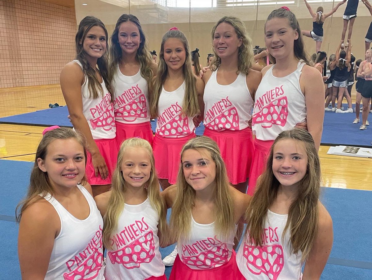 CantonAcademy's tweet photo. Good luck to these beauties today at their last day of UCA cheer camp at USM! 🍌🏆🖤💛@ucacheer @ucacheercamp #ucacheer #caforever🖤💛🐾 https://t.co/ALLihQpAlq