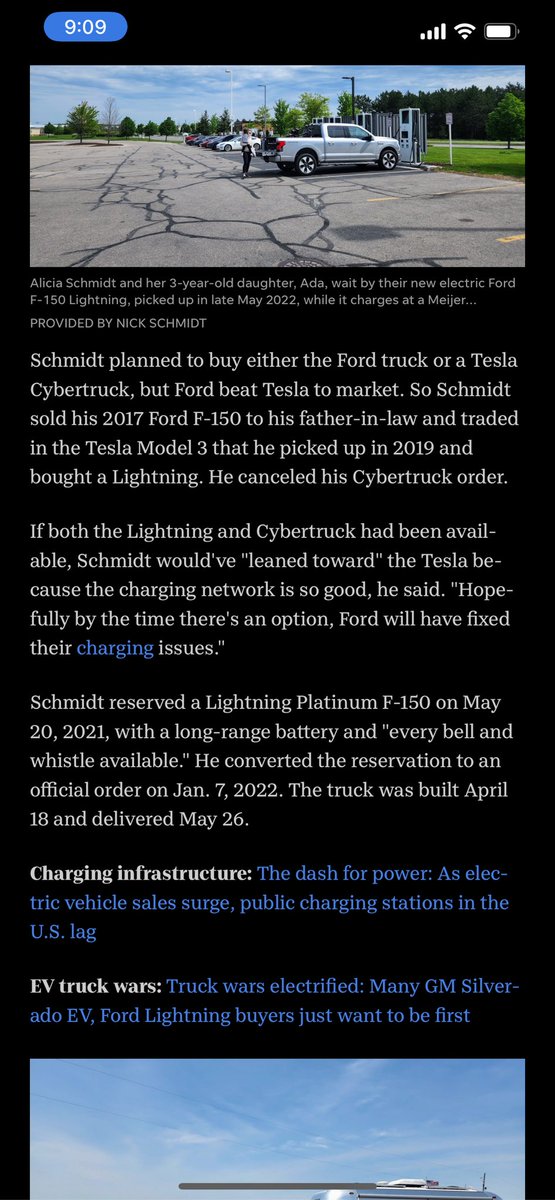 JimmyMauney's tweet photo. @Ford I made my reservation on May 20, 2021 and was later told I didn’t make the cut to get the Lightning in 2022. Why did the first truck go out to someone who reserved on the same day as me? https://t.co/1qozsNBAT6