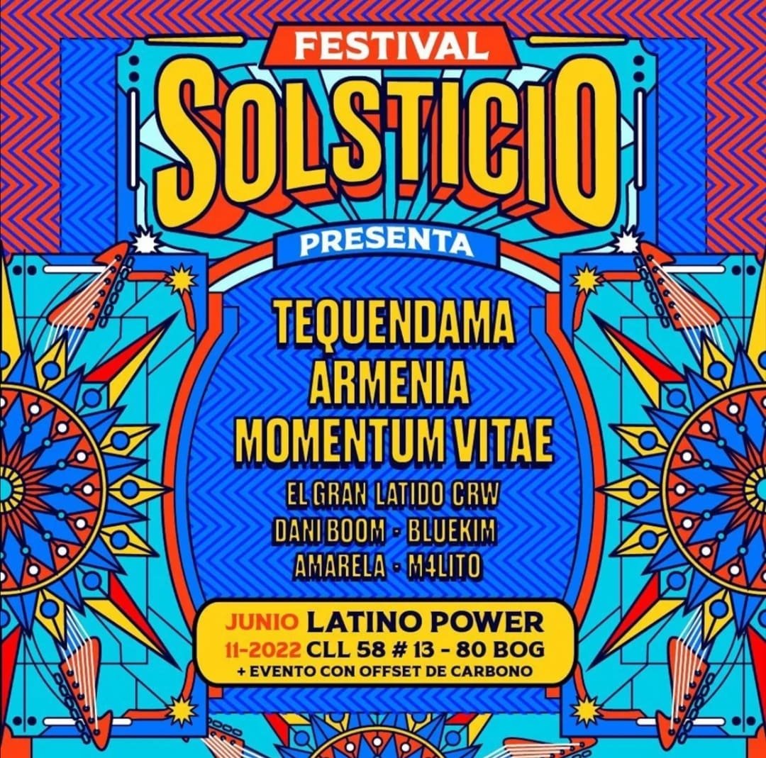 Este 11 de junio Festival Solsticio. Una buena fiesta de rock, pop y DJ's de diferentes géneros está lista para tomarse a Bogotá. Para volver a la vida, a la música que nos emociona y que nos pone a bailar con desenfreno.

🎟️Boletas en <a href="/ravedates/">Rave Dates</a>
rave-dates.com/event-details/…