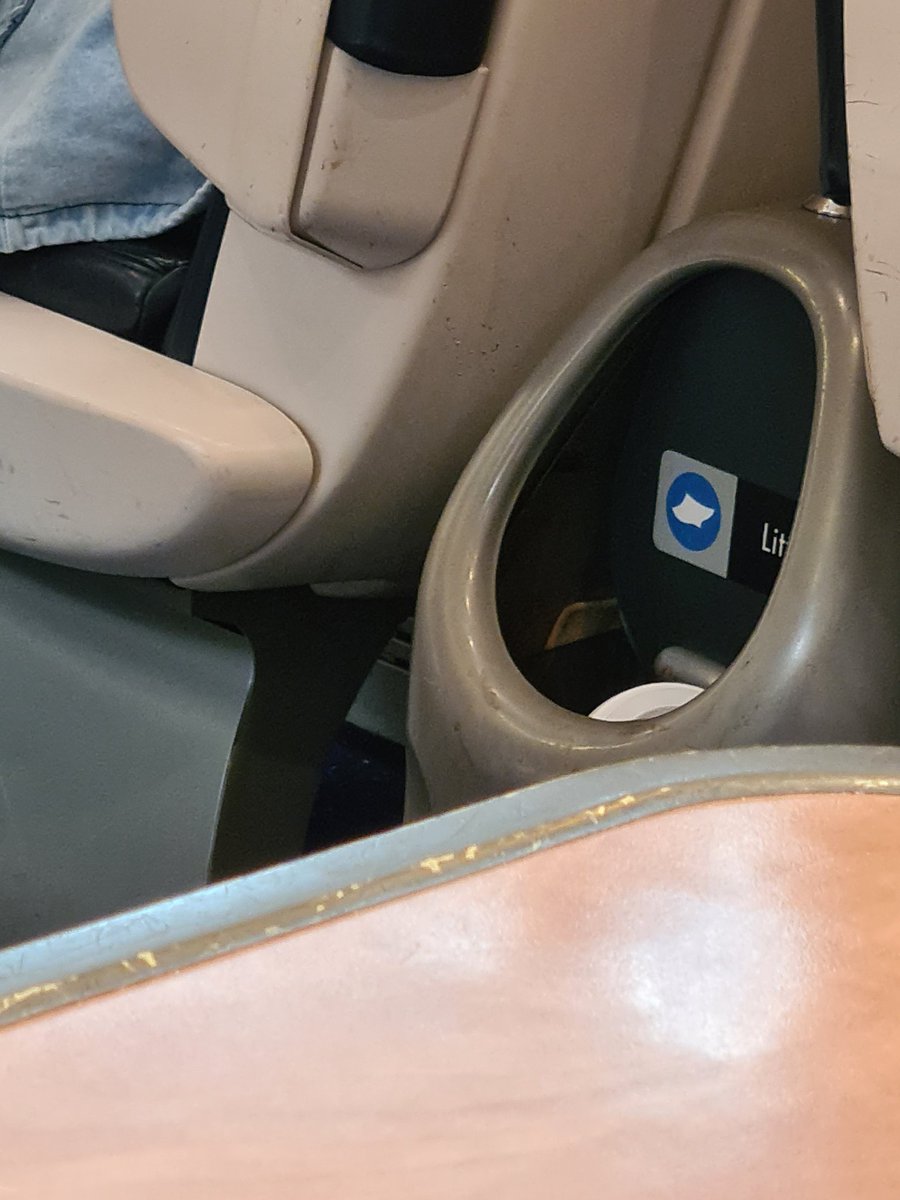Mrs_H_2019's tweet photo. @EastMidRailway - not the best standard in 1st class today! Floors were cover in food bits from the previous service, rubbish left on the tables due to the bins being full. https://t.co/LGRfjhvjf9