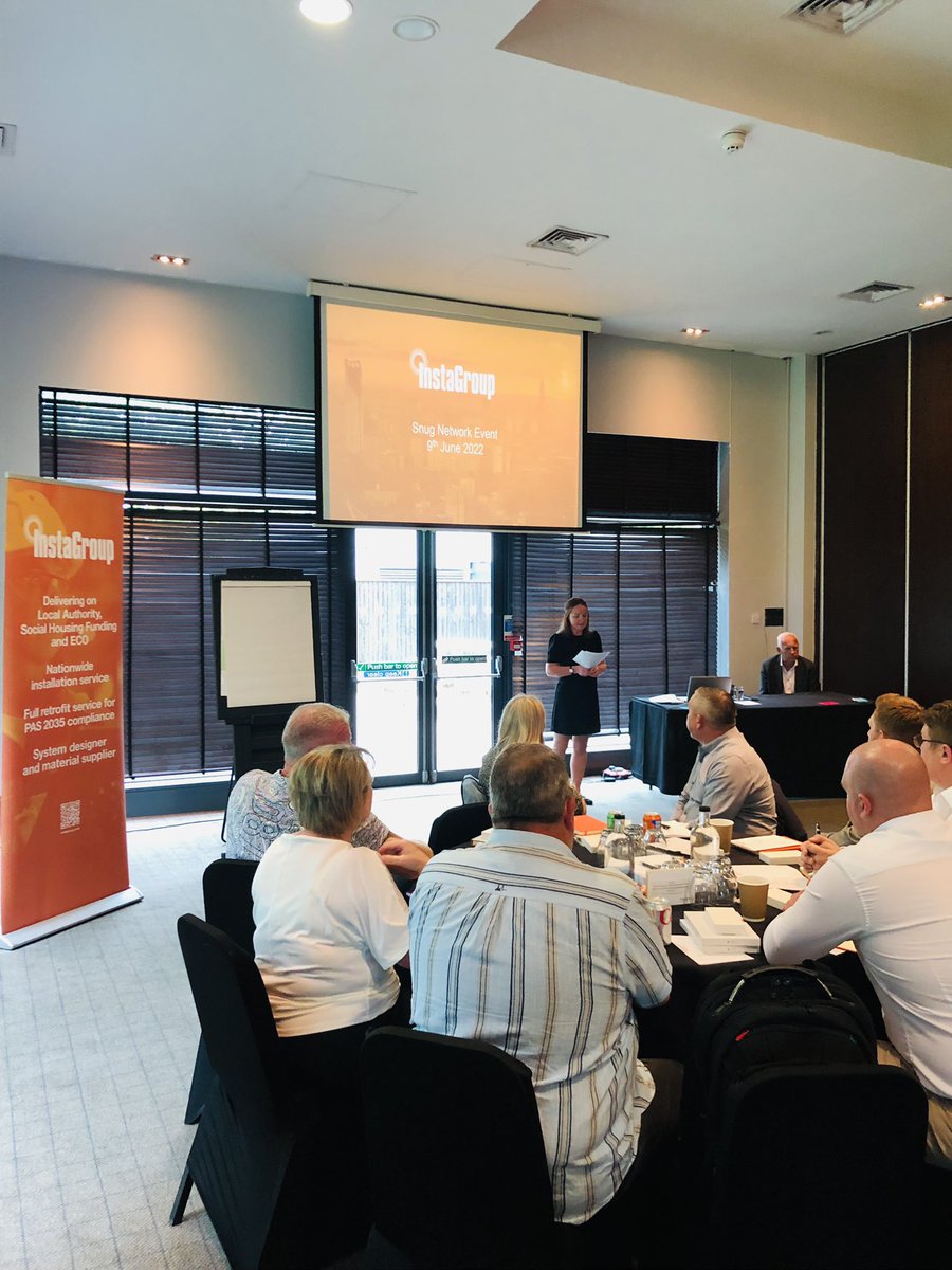WeAreInstaGroup's tweet photo. Kicking off our Network conference. Good to get our partners together to discuss the many opportunities that lie ahead in our industry.

#energyefficiency #ECO4 #SHDF #netzero2050 https://t.co/HHpPJsHBUJ