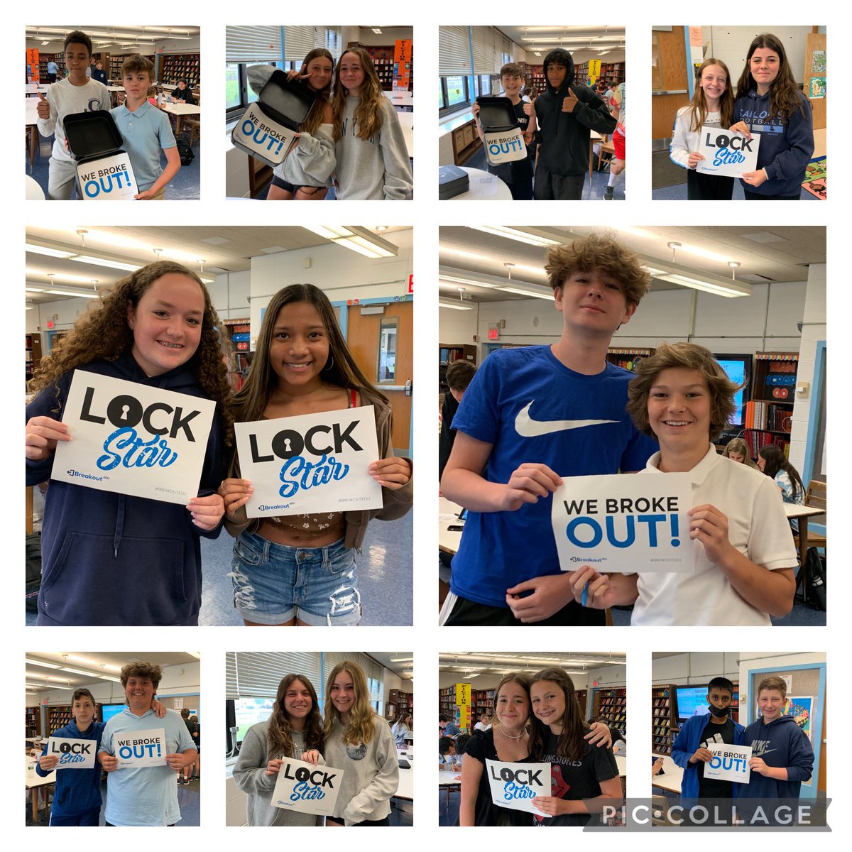 OMS Library (@lib_oms) on Twitter photo It has been a Summer Reading Breakout whirlwind!! 7 Teams down, one to go!! Such a fun way to explore our summer reading website! <a href="/Ms_Toscano/">Kayla Toscano</a> <a href="/kathysmith/">Kathy Smither</a> <a href="/Mrs_Lupia_/">Mrs. Lupia</a> <a href="/JoeSonofJoe/">Joe LaTorre</a> <a href="/OMS_Mangano/">Alexandra Mangano</a> #booklove #SummerReading <a href="/DrZiro/">Dr. Beth Zirogiannis</a> It has been a Summer Reading Breakout whirlwind!! 7 Teams down, one to go!! Such a fun way to explore our summer reading website! <a href="/Ms_Toscano/">Kayla Toscano</a> <a href="/kathysmith/">Kathy Smither</a> <a href="/Mrs_Lupia_/">Mrs. Lupia</a> <a href="/JoeSonofJoe/">Joe LaTorre</a> <a href="/OMS_Mangano/">Alexandra Mangano</a> #booklove #SummerReading <a href="/DrZiro/">Dr. Beth Zirogiannis</a>