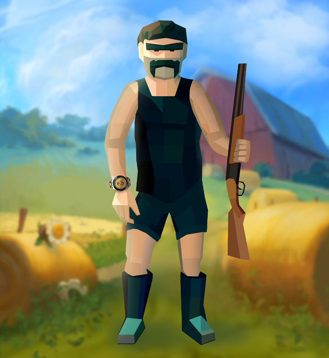 And this is our Stanley! 🧑🏻‍🌾
A local hunter with a lot of experience. In addition to hunting, he likes to swim in a pond. Often invites guests and arranges holidays on his farm 🎉

#nftgame #P2Egame #playtoearn #EthereumNFT #EthereumNFTs