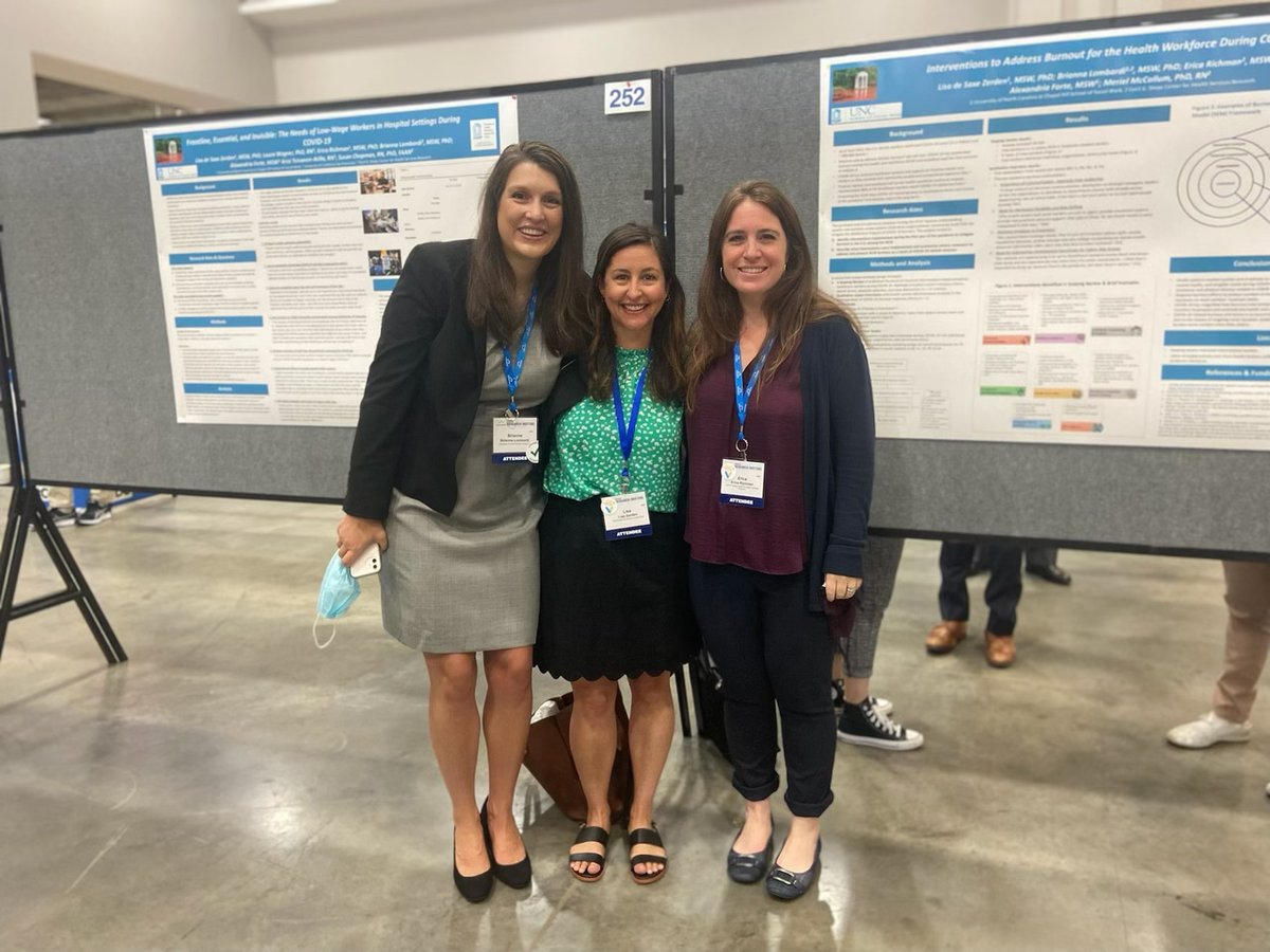 UNC Health Workforce (@unc_phwrp) on Twitter photo UNC Health Workforce team <a href="/de_zerden/">Lisa de Saxe Zerden</a> <a href="/BriLombardiPhD/">Brianna Lombardi</a> & Dr. Richman presenting at #ARM2022 on the experiences of low-wage workers during COVID-19 & a scoping review examining health systems interventions to address/prevent burnout of HCWs. Study findings: proquest.com/docview/263553… UNC Health Workforce team <a href="/de_zerden/">Lisa de Saxe Zerden</a> <a href="/BriLombardiPhD/">Brianna Lombardi</a> & Dr. Richman presenting at #ARM2022 on the experiences of low-wage workers during COVID-19 & a scoping review examining health systems interventions to address/prevent burnout of HCWs. Study findings: proquest.com/docview/263553…