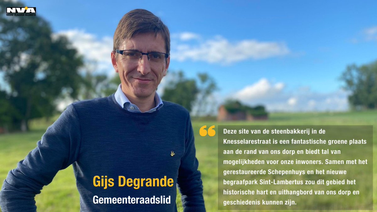 N_VABeernem's tweet photo. Geef duurzame toekomst aan site van oude steenbakkerij in Oedelem. Dat was het voorstel van @GijsDegrande op de gemeenteraad van #beernem vorige week @Radio2WVL @FocusWTV  https://t.co/5DbxEDx9zD https://t.co/nb1WnBSbDp