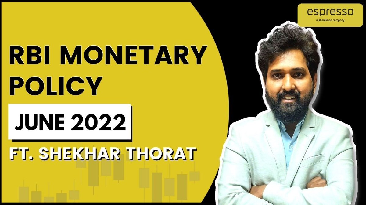 espressoinvest's tweet photo. Watch our new youtube video on RBI Monetary Policy June 2022 Ft. Shekhar Thorat         

Click to know more  – https://t.co/O4pTAG3jdF

#EspressoInvest #MyEspresso  #EspressoMarketUpdates #RBI #RBIPolicyUpdate #RBIMonetaryPolicy #RepoRate https://t.co/18nqP5TdL6