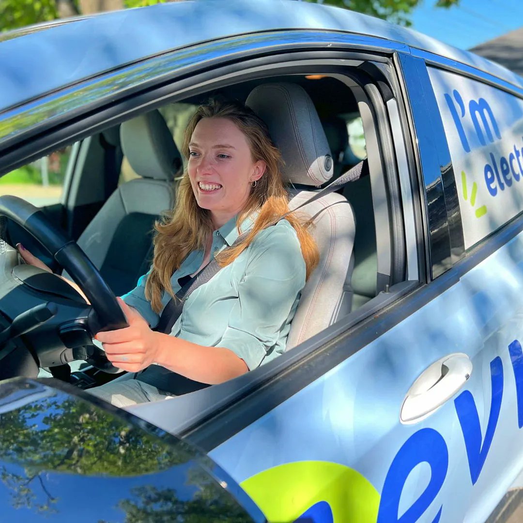 nextridens's tweet photo. Meet Hannah, our Clean Leadership Summer Intern, an Environmental Science student from Concordia University. Sheโll be helping our team deliver #EV test drives across the province! #CleanLeaders #electricvehicles https://t.co/zpJQflveQQ