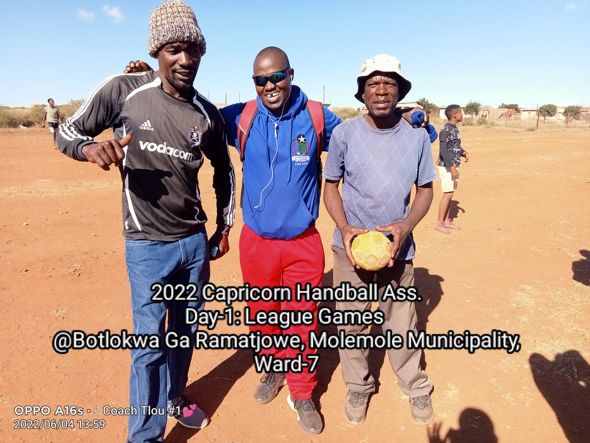 CoachTlou's tweet photo. 🤾 Handball
Capricorn Handball Association(CHA) 2022 league games.
Day-1: 04th\June held in Molemole municipality at Botlokwa Ga Ramatjowe. 
Come join us for Day-2 on the 16th/July in Polokwane municipality,  Moletjie Ga Sechaba. 
#SAHF
#LHA
#CHA
#DSAC https://t.co/XOXQkwK0FZ