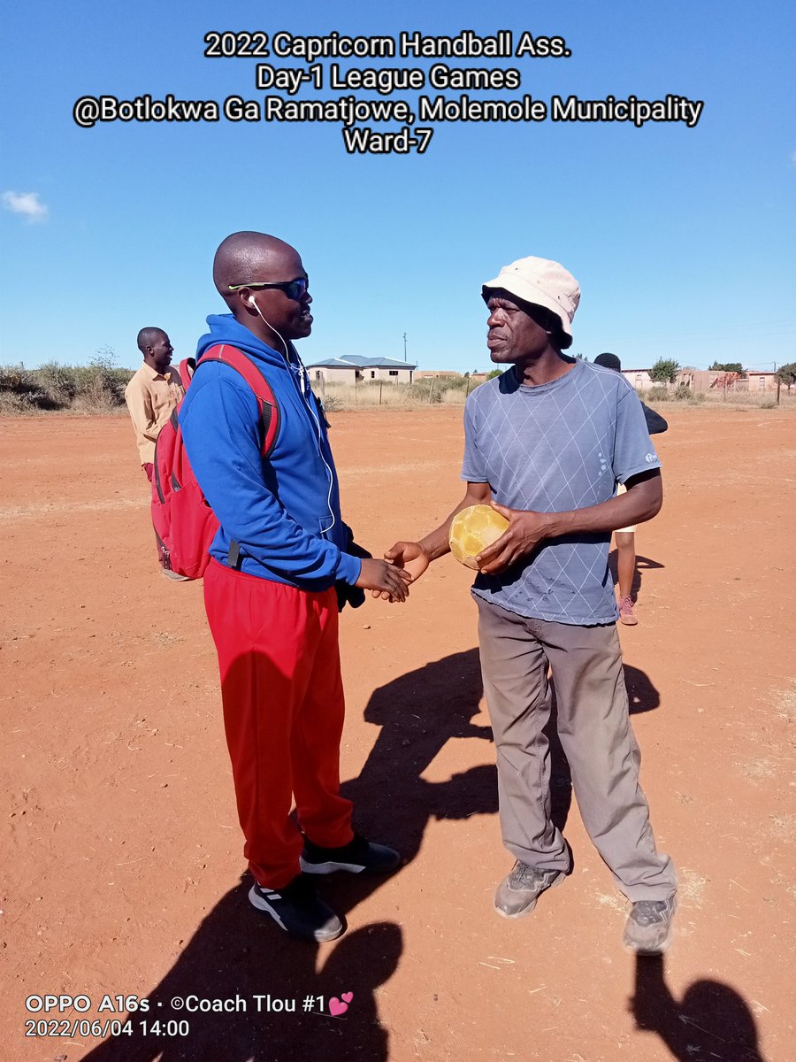 CoachTlou's tweet photo. 🤾 Handball
Capricorn Handball Association(CHA) 2022 league games.
Day-1: 04th\June held in Molemole municipality at Botlokwa Ga Ramatjowe. 
Come join us for Day-2 on the 16th/July in Polokwane municipality,  Moletjie Ga Sechaba. 
#SAHF
#LHA
#CHA
#DSAC https://t.co/XOXQkwK0FZ