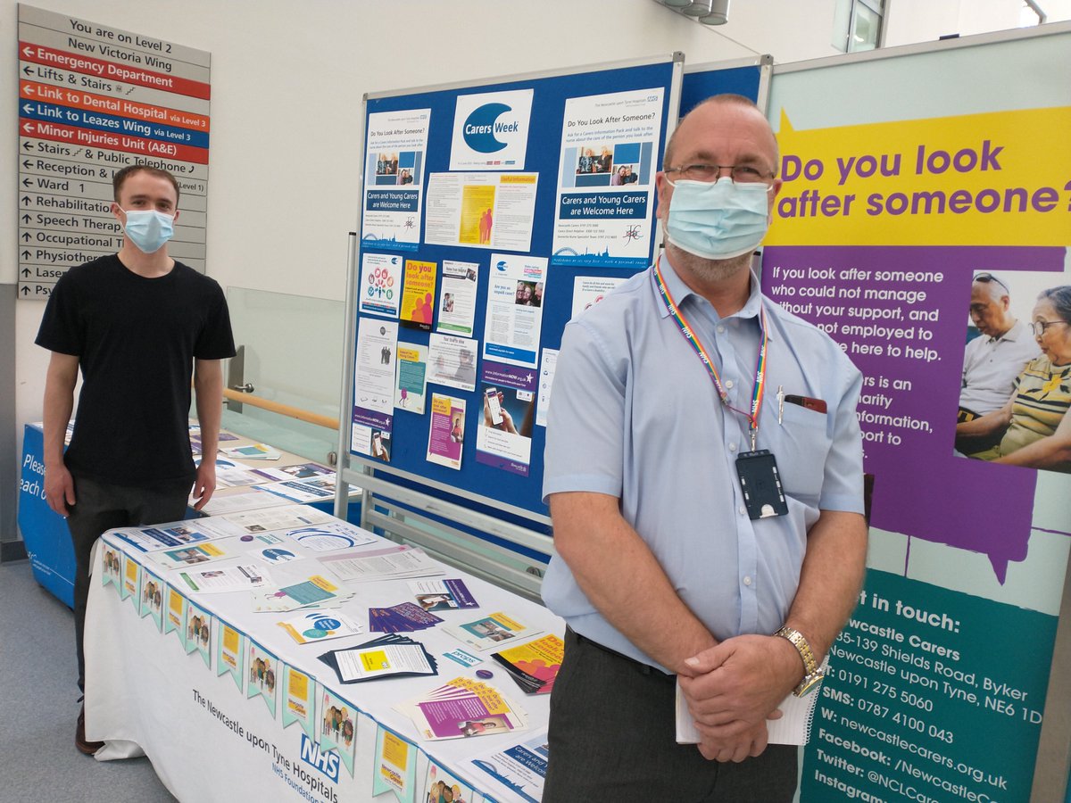 Many people are carers without even realising it – that’s why it’s so important to raise awareness about the support available this #carersweek

To find out more, visit our information stand tomorrow at the RVI, outside the Medi-cinema, 9.30am-1.30pm