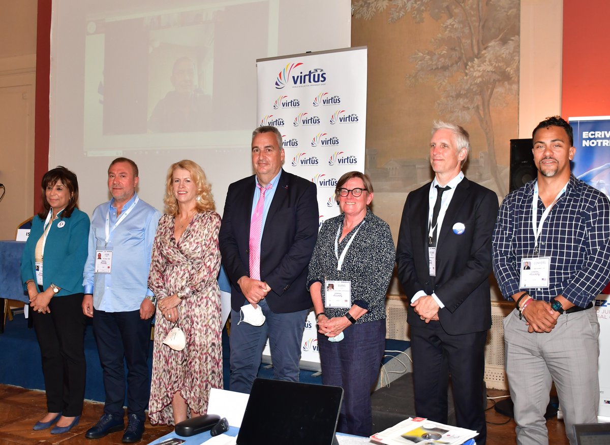 Times were difficult but we came out stronger than ever. 
After 2 years of online meetings, finally Virtus family came together for the first time in one of a kind #hybrid General Assembly. 
🔗virtus.sport/2022-virtus-ge…
#virtus