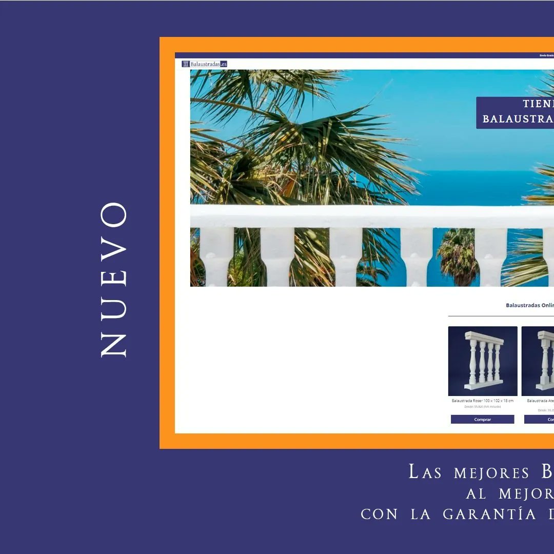 𝚆𝚎𝚋 𝚁𝚎𝚗𝚘𝚟𝚊𝚍𝚊

Hemos renovado nuestra web buff.ly/390ZGyt 🙌 

¿Sabes que a partir de ahora el proceso de compra es mucho más sencillo? Hemos categorizado nuestras balaustradas, colocado algunas novedades y hemos hecho una web senciilla.

#Nuevaweb #Novedad