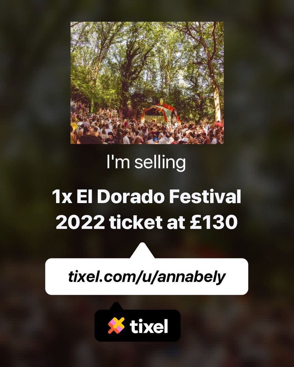 bel_young1's tweet photo. Selling 1 x #ElDorado #ElDorado2022 ticket for cheap!!! Message me https://t.co/EYBG52QQlW