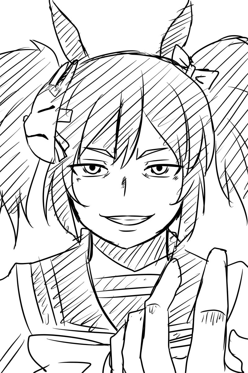 描いたら出るんだよね?そうなんだよね!?
#ウマ娘 #ゲームウマ娘 #ウマ娘プリティダービー 
#イナリワン 