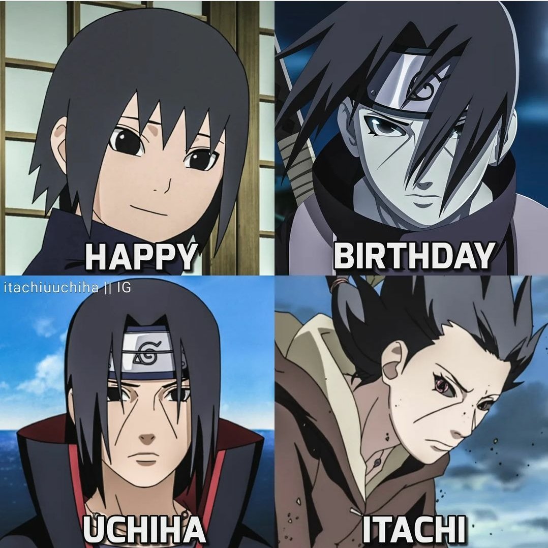 It\s Uchiha Itachi\s Birthday  Happy birthday Baby       