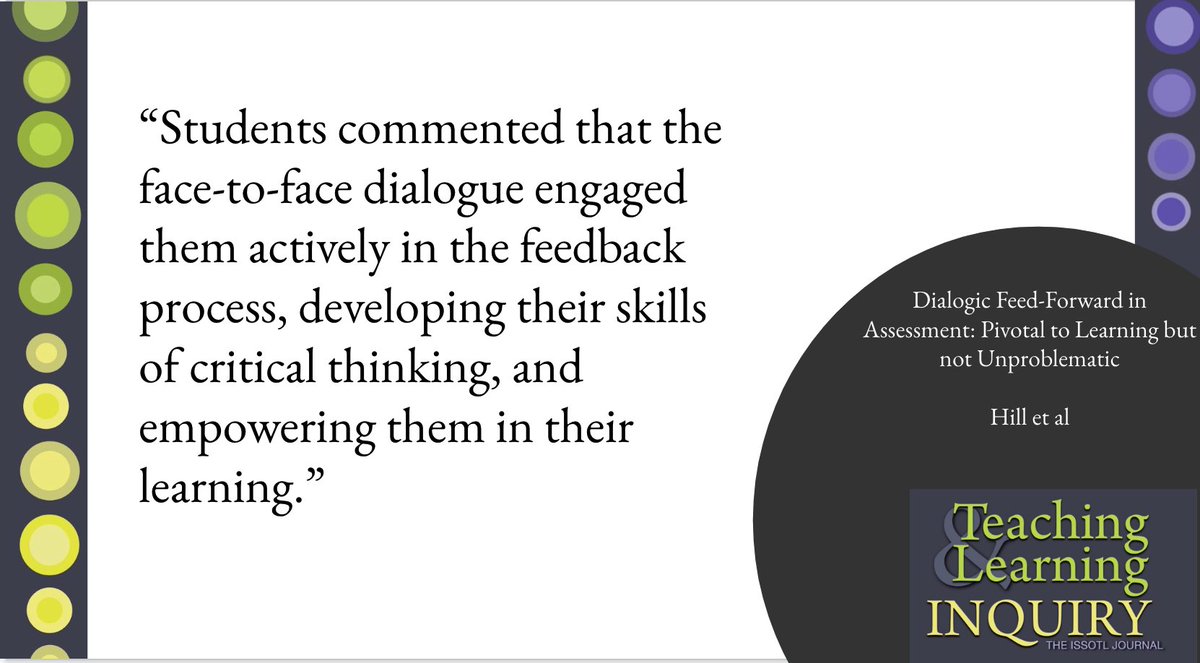 Teach&Learn Inquiry (@tli_issotl) on Twitter photo In their recent article, Hill and <a href="/harryjwest/">Harry West</a> discuss how assessment and feedback can be designed to maximize student learning.
journalhosting.ucalgary.ca/index.php/TLI/…
<a href="/TLI_ISSOTL/">Teach&Learn Inquiry</a> @ISSOTL In their recent article, Hill and <a href="/harryjwest/">Harry West</a> discuss how assessment and feedback can be designed to maximize student learning.
journalhosting.ucalgary.ca/index.php/TLI/…
<a href="/TLI_ISSOTL/">Teach&Learn Inquiry</a> @ISSOTL