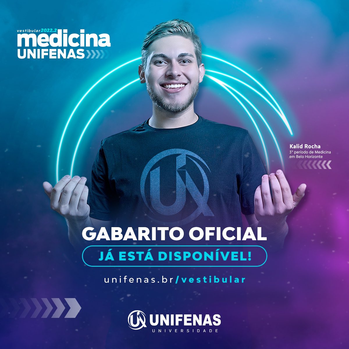 É hoje! GABARITO OFICIAL DISPONÍVEL!🎉

👉 Acesse: unifenas.br/vestibular/

🩺 Estamos na torcida, temos certeza que 2022 será o seu ano!💙
°
°
°
°
°
°
#unifenas #unifenasbh #medicinaunifena