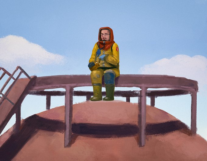 ノリアキのRust、治安よすぎだろ!
#絵 #今日の鈴木ノリアキ #Rust 