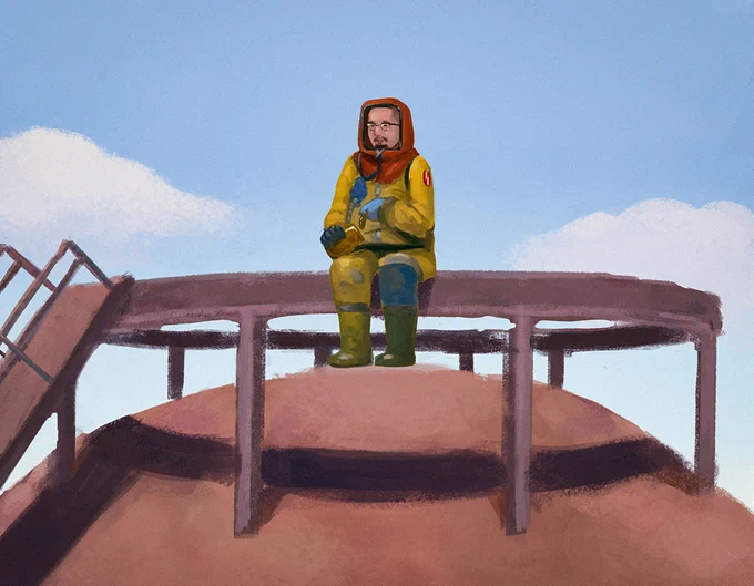 ノリアキのRust、治安よすぎだろ!
#絵 #今日の鈴木ノリアキ #Rust 