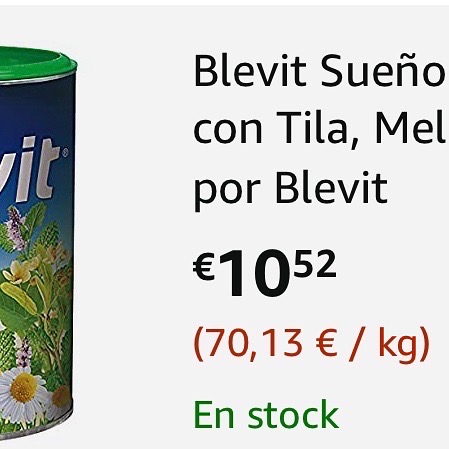 SinAzucarOrg's tweet photo. Blevit sueño para niños. 95% azúcar. 70€ el kilo.

Intentan camuflar el azúcar en los ingredientes llamándolo ‘dextrosa’, en lugar de glucosa. https://t.co/FxuHIf2EkH