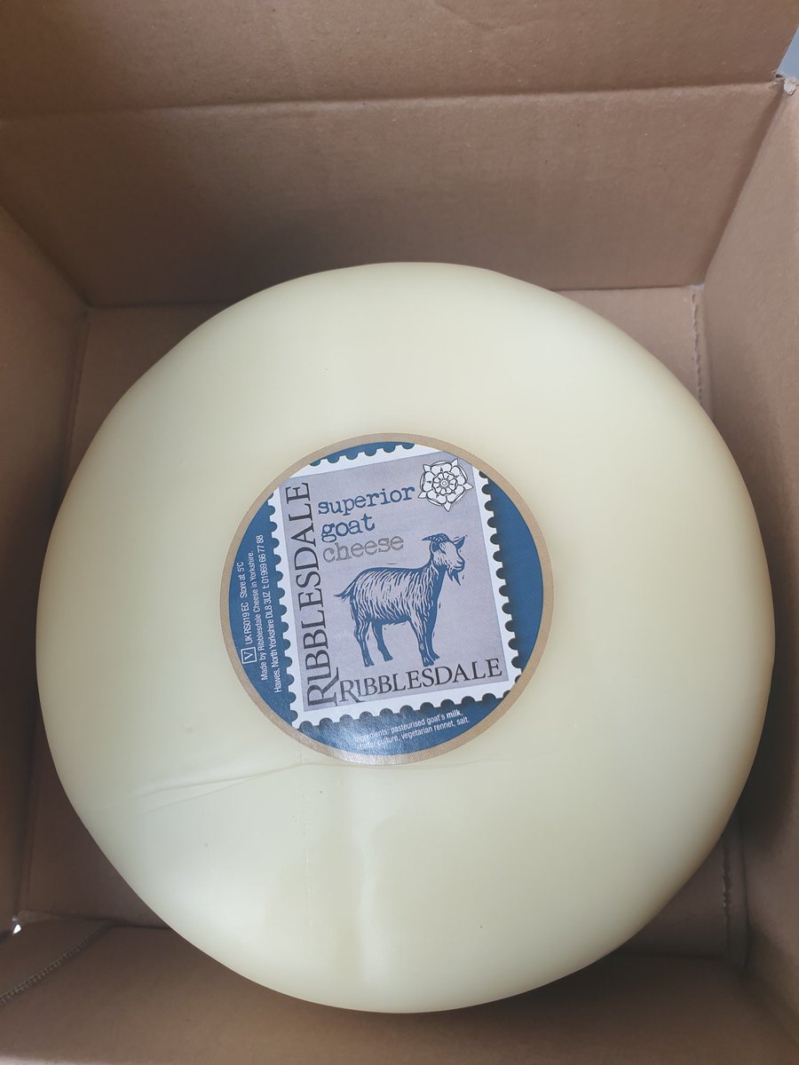 Goodness, what a day! Some mad waxing, including a whole #BlueGoat cheese currently winging its way down south for a wedding on Saturday. I have never before hoped so much that it arrives on time!