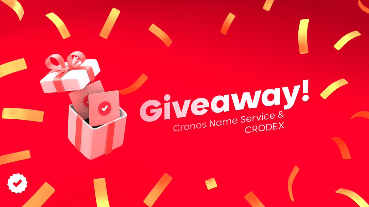 Cronos_domains's tweet photo. To uplift the mood of the #crofam we have partnered with @crodexapp for a BIG Giveaway 💙

10🏆
Each winner gets their own unique cronos name (.cro)

RULES:
1⃣Follow @Cronos_domains and @crodexapp 
2⃣❤️ &amp; RT
3⃣Tag 3 Friends

72 Hours
Beat the BEARS, Let's $CRO
#cronos #cns https://t.co/hYNidhkDew