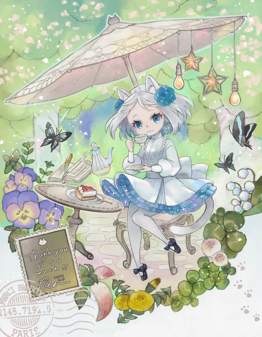 commissionありがとうございました! #skeb #ねこのスゥ 