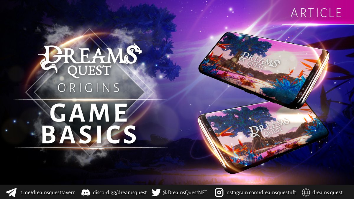 DreamsQuestNFT's tweet photo. 🕹️ Dreams Quest Origins - Game Basics

⚔️ Dreams Quest Origins on mobile, Collect and Earn, Master the Weka - explore all this and more in our latest scroll on Game Basics

📜 https://t.co/7kD8XlOes8

#DreamsQuest #Metaverse #NFTGame #GameFi https://t.co/ACzBPbhqEG