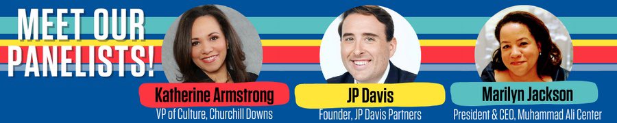 One_Louisville's tweet photo. Meet our panel! We’re excited to learn from Katherine @ChurchillDowns , JP @kyjpdavis &amp; Marilyn @AliCenter on their approach to inclusive leadership. #glievent https://t.co/QOHhtjECJi