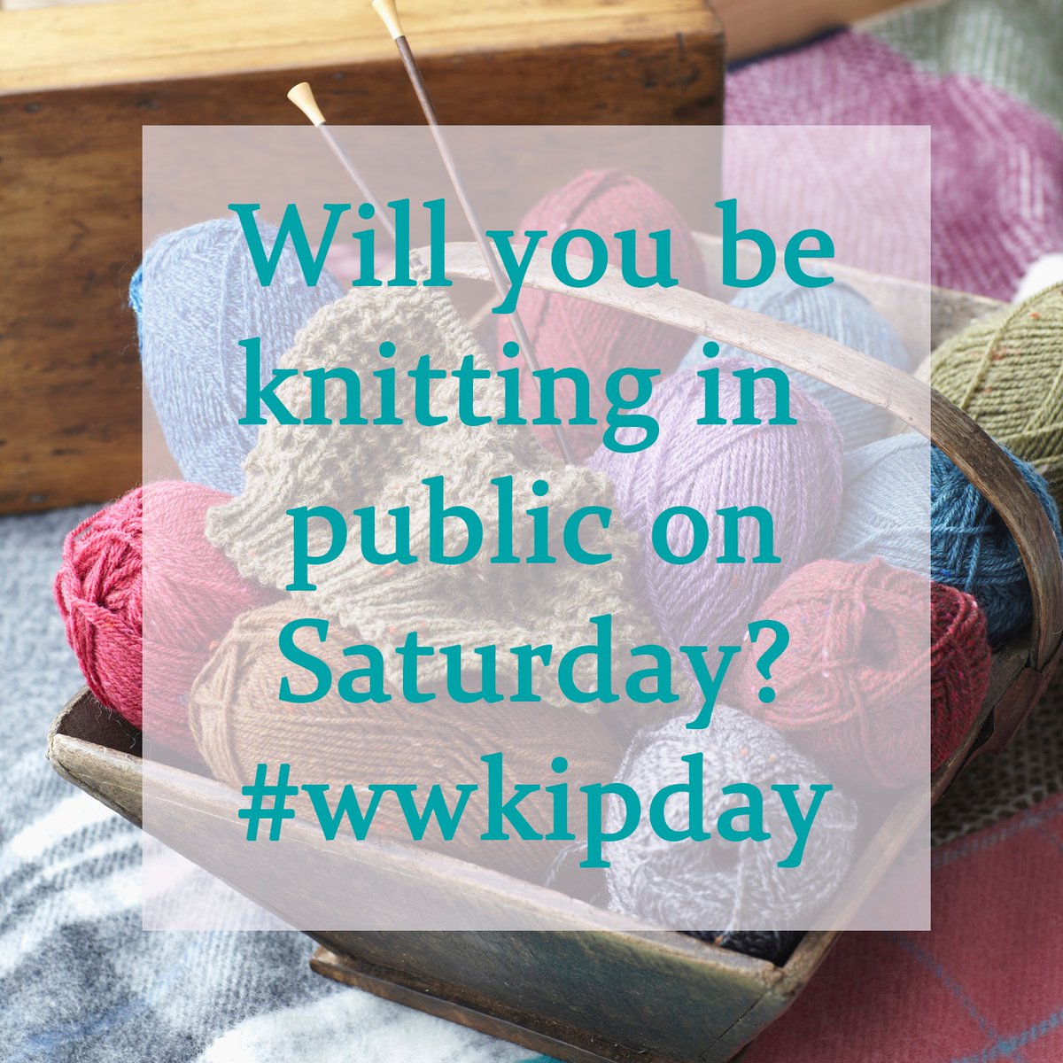 It is Worldwide Knit in Public Day on Saturday 12 June.
Where will you be taking your needles and yarn (or even hooks)?